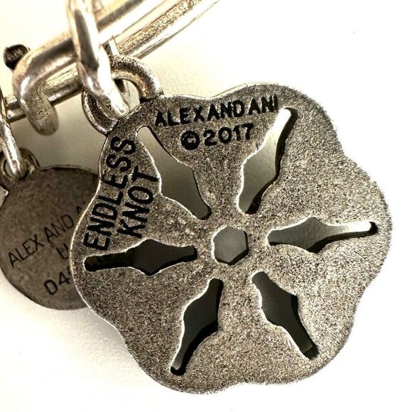 Alex and Ani Endless Knot Charm Bangle bracelet - Picture 6 of 8